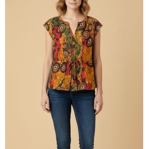 SAN FRANCISCO BOHEMIAN BLOUSE SIZE SMALL